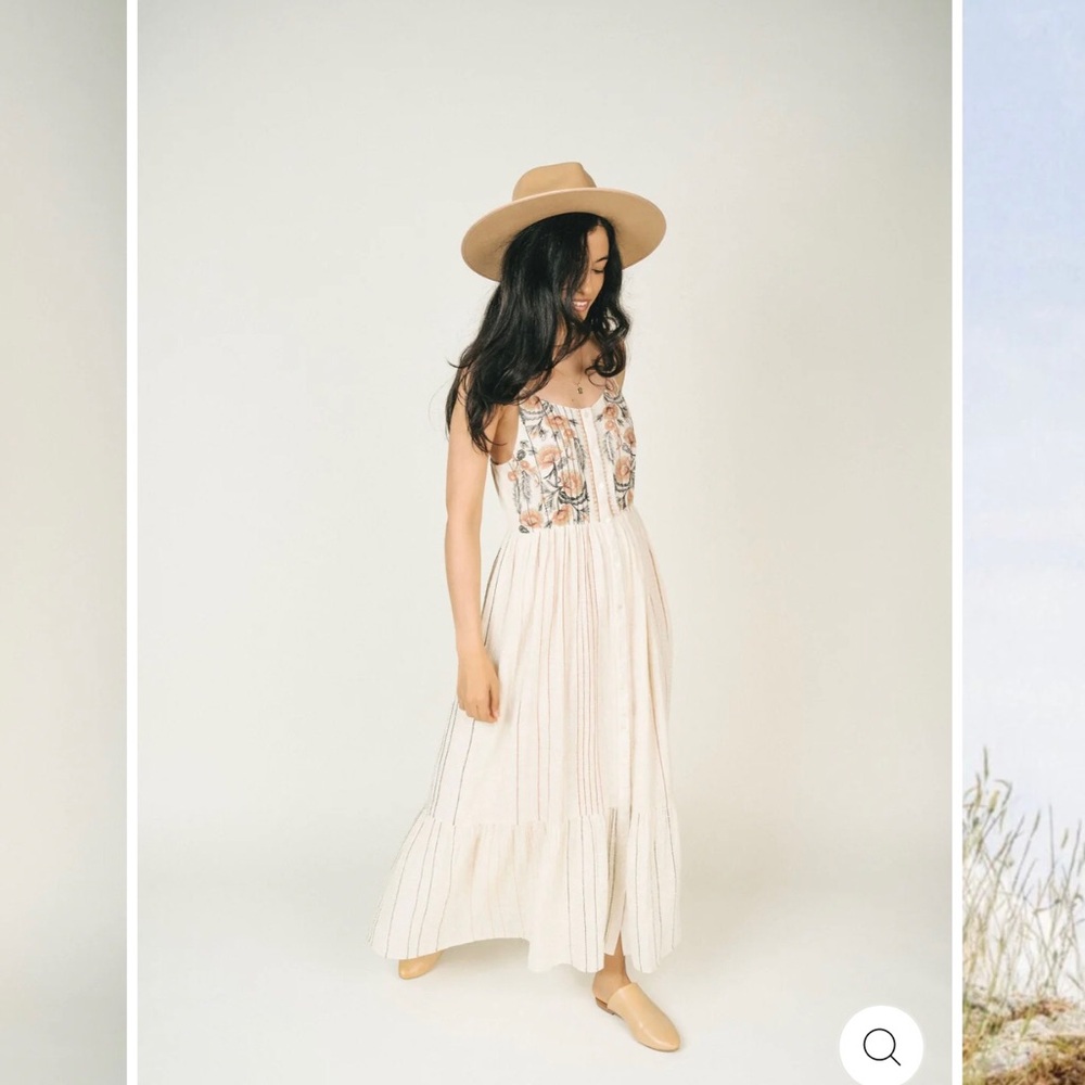 Jackson Rowe Banner Milk Maxi Dress